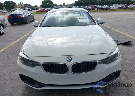 2018 BMW 430I z USA, uszkodzony, nr VIN WBA4Z1C58JEC59618